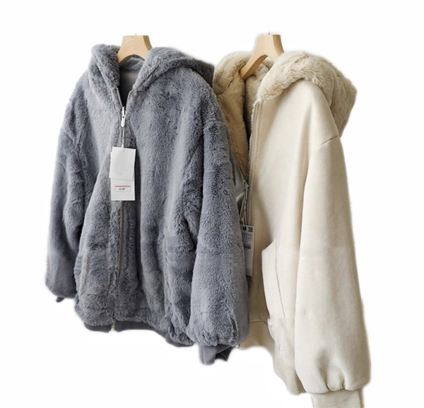 Women's Casual Winter fleece-lined jacket
